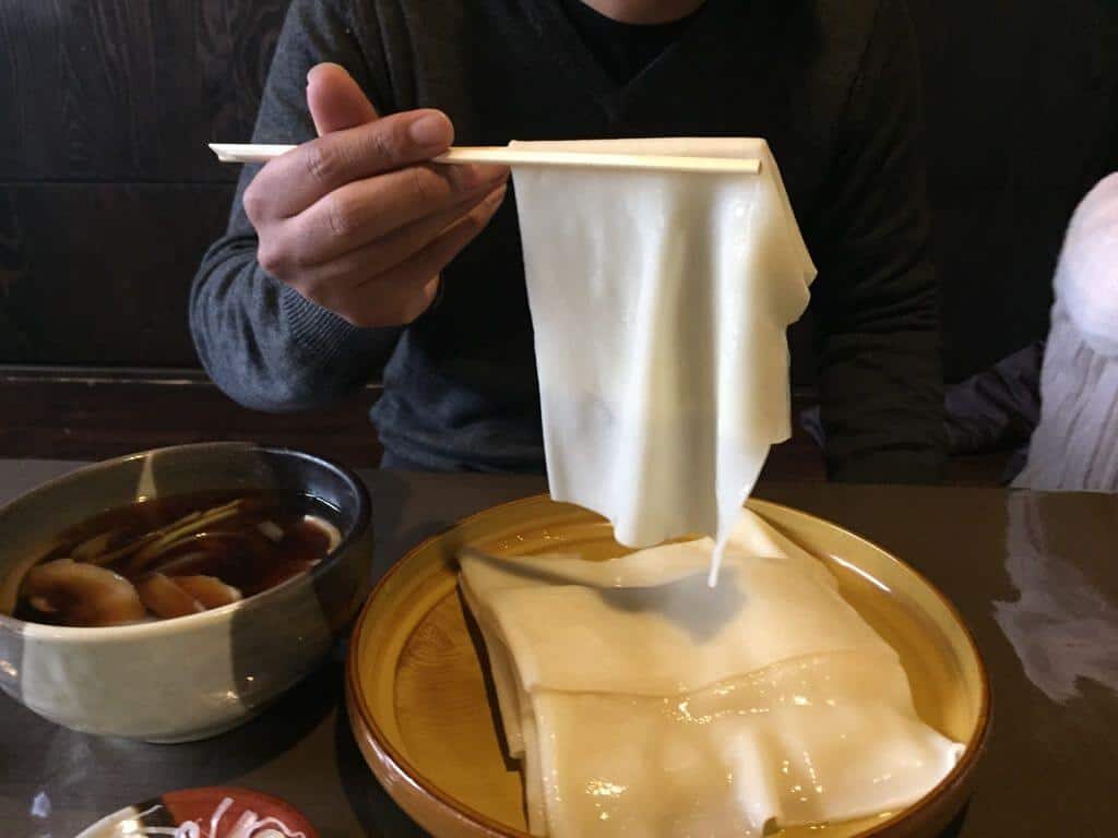 Himokawa Udon (ひもかわうどん) Food in Japan