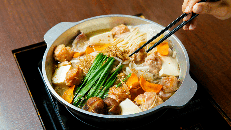 sumo nabe with chicken