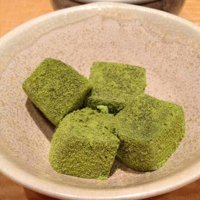 Matcha warabimochi