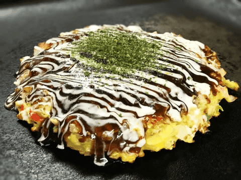 Kansai Style Okonomiyaki (関西風お好み焼き)