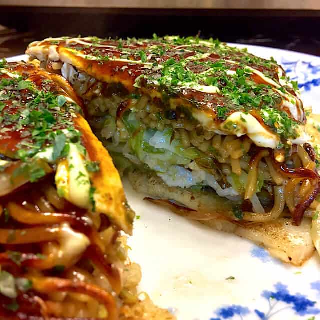 Okonomiyaki, Hiroshima-style — Umi Organic