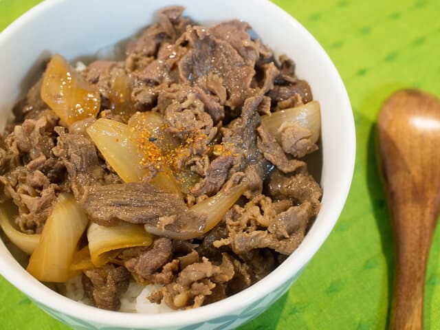 Gyudon (牛丼) - Food in Japan