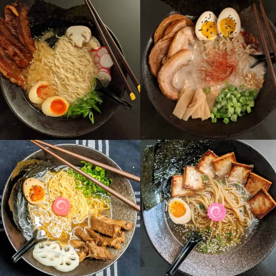 4 most popular ramen miso shoyu shio tonkotsu
