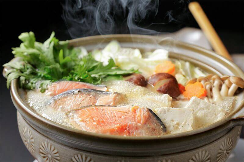 Hokkaido Salmon Hot Pot (Ishikari Nabe)