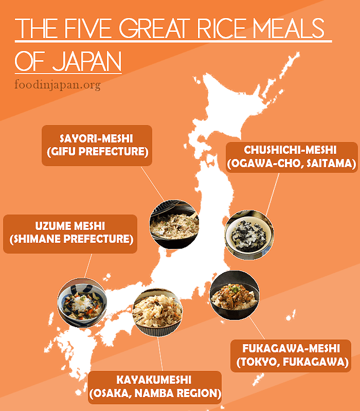 Five Great Rice Meals of Japan
