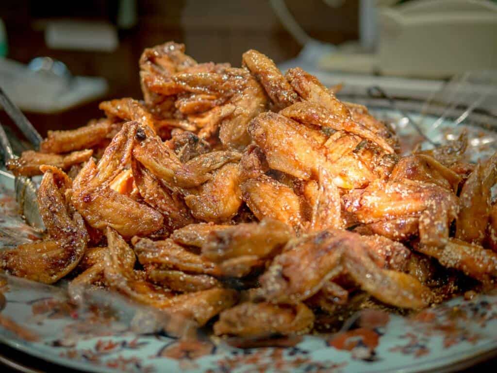 glazed chicken wings