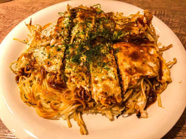 Hiroshima-style Okonomiyaki