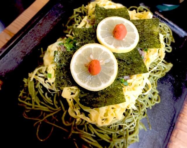 Kawara soba (瓦そば)