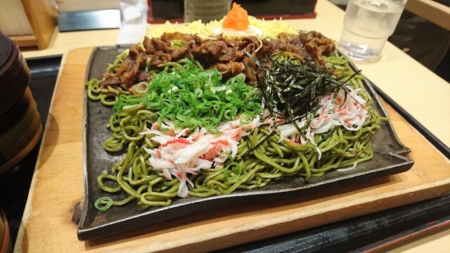 Kawara soba (瓦そば)