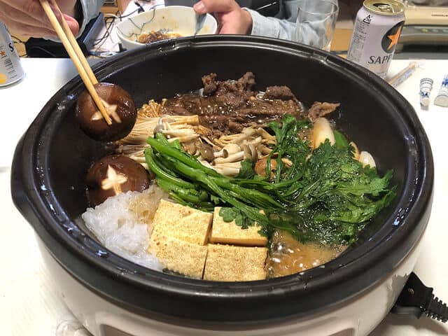 칸토 스타일 스키야키 (関東風すき焼き)