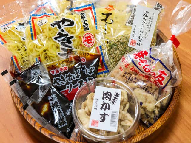 Fujinomiya Yakisoba Ingredients