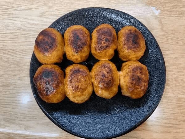 white gyoza from hanagasa honkawagoe