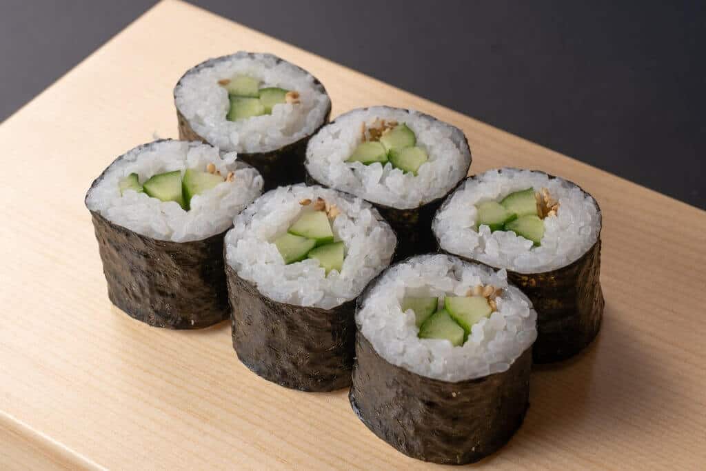 Kappa Maki (Cucumber Roll), Easy Veggie Sushi Recipe