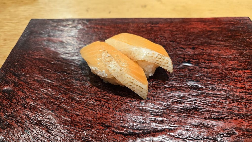 salmon sushi