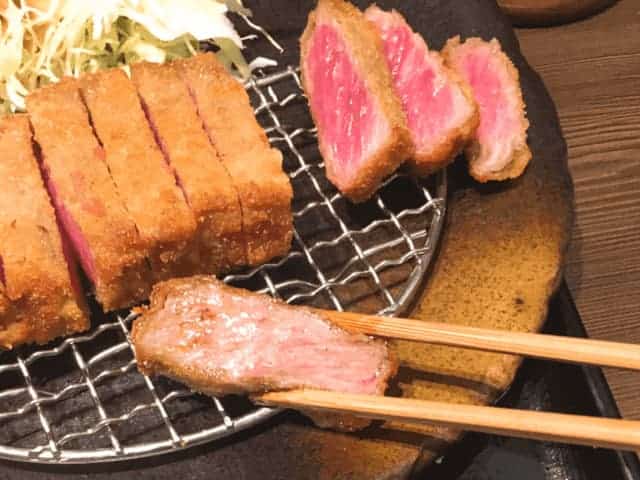 Surface of beef cutlet