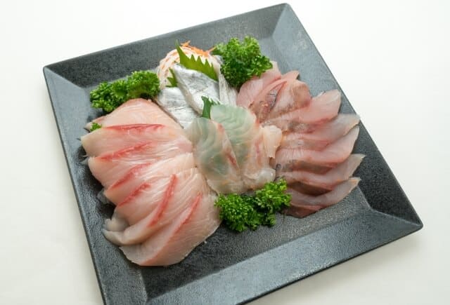 different sashimi