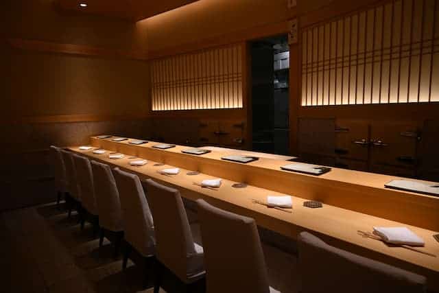 Interior Sushi Saito