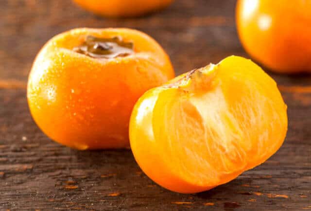 persimmon cut