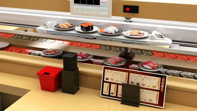 conveyor belt sushi japan