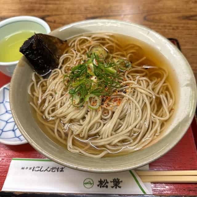 Nishin soba from Sohonke Nishinsoba Matsuba