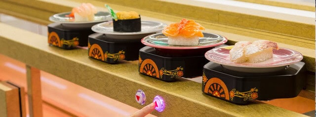 conveyor belt sushi japan