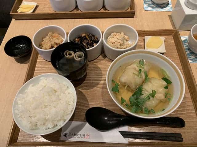  Lunch set in Nihonbashi Dashiba Hanare