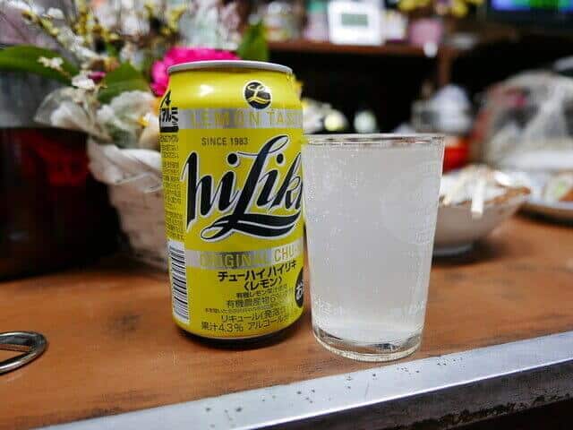 chuhai in can and cup