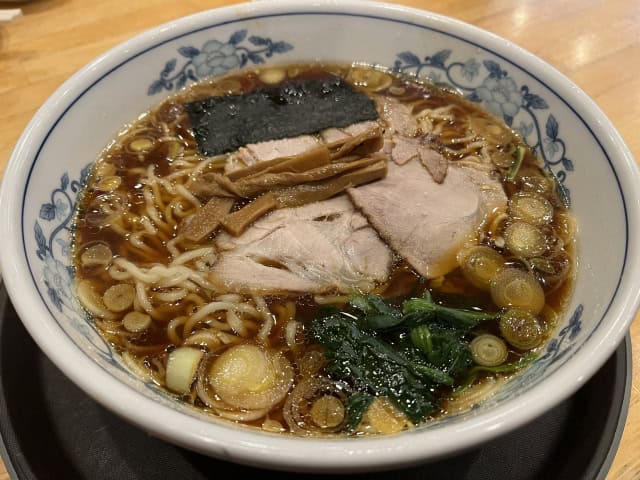 nagaoka syoga ramen on white bowl